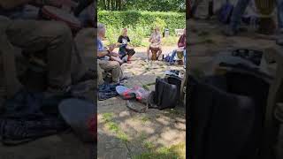 African Drumming in Old Town Gardens  African Drumming Swindon  Weekly Workshop [upl. by Griffie754]