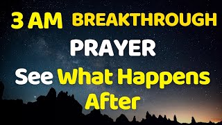 WAKING UP AT 3AM EVERY NIGHT SAY THIS BREAKTHROUGH PRAYER Christian Motivation [upl. by Kayley]