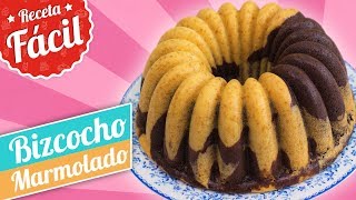 BIZCOCHO MARMOLADO  Receta fácil  Quiero Cupcakes [upl. by Eniamzaj283]