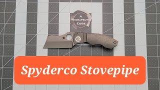 Spyderco Stovepipe  Big price small knife knifereview knives [upl. by Amalea729]