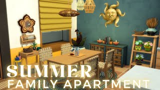 Summer apartment ☀️ The Sims 4 Speed Build [upl. by Notxarb305]