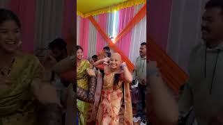 Assamese shaadi me assam ka Bihu dance [upl. by Aihcropal]