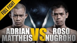 ONE Full Fight  Adrian Mattheis vs Roso Nugroho  Stellar FirstRound TKO  August 2016 [upl. by Shoemaker]