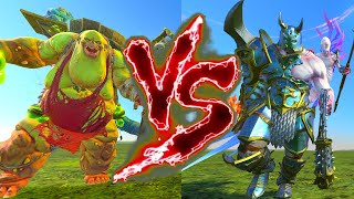 Festus the Leechlord VS Vilitch the Curseling Total War Warhammer 3 [upl. by Ainessey]