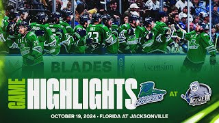 EVERBLADES COMEBACK IN OT WIN IN SEASON OPENER  Highlights 102124 [upl. by Gati746]