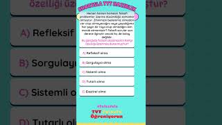 FELSEFİ DÜŞÜNCENİN ÖZELLİKLERİ 💕6 🎀tytfelsefe tyt yks yksfelsefe felsefe felsefele [upl. by Amuwkuhc891]