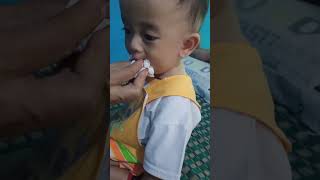 Adek makan ice cream di rumah ene [upl. by Saberio]