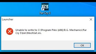 Unable to write to C\Program Files x86\RG Mechanics\Far Cry 3\bin\MechSetini  Far Cry 3 Fix [upl. by Baily]