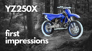 2024 Yamaha YZ250X FIRST RIDE amp IMPRESSIONS [upl. by Bolger893]