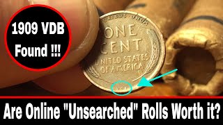 quotUnsearched” Wheat Penny Rolls Bought Online [upl. by Eddie]