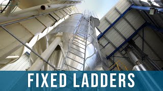 New Fixed Ladder Rule  Climbing Safety System Fall Protection Fall Arrest Training Oregon OSHA [upl. by Ran966]