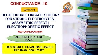 Debye Huckel Limiting Law amp Debye Huckel Onsager Equation for Electrolytes  Best Explanation [upl. by Corbie551]