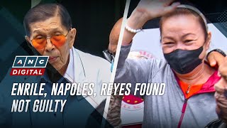 Not guilty Enrile Gigi Reyes Napoles acquitted of plunder over PDAF scam  ABSCBN News [upl. by Bryon]