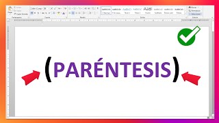 Como ESCRIBIR un PARENTESIS con el teclado [upl. by Islaen]