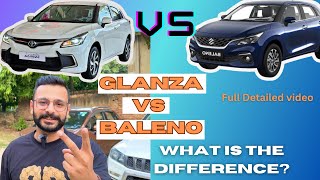 Toyota Glanza vs Maruti Suzuki Baleno vlog 14 what is the difference [upl. by Turley711]