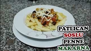 PRATİK PATLICAN SOSLU PENNE MAKARNA TARİFİ  YOK BÖYLE LEZZET  Leyla Şahin [upl. by Yehs]