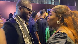 FUNKE AKINDELE AND EXHUSBAND JJC DANCE TOGETHER AT SHE MUST BE OBEYED MOVIE PREMIERE [upl. by Blanchard]