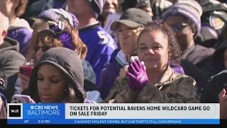 Ravens potential playoff tickets to go on sale Friday [upl. by Vally]