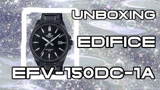 UNBOXING EDIFICE EFV150DC1A NEW ARRIVAL [upl. by Salmon618]