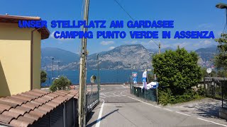 Mit dem Wohnmobil am Gardasee  Camping Punto Verde unser Stellplatz [upl. by Lalage]