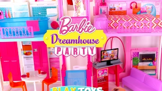 Glam Barbie doll house tour Play Toys [upl. by Sephira]