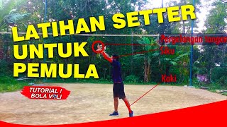 LATIHAN DASAR SETTERTOSSER Tutorial Bola Voli [upl. by Florella]