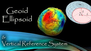 Geoid amp Ellipsoid in English earth remotesensing geography geoid [upl. by Norha]