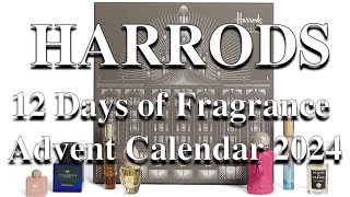 Harrods 12 Days of Fragrance Advent Calendar 2024 FullSpoilers [upl. by Margaretta]