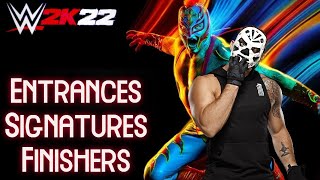 WWE 2K22 EntrancesSignaturesFinishers Slapjack [upl. by Thierry]