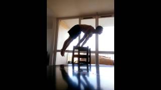 Full planche parfaite position sur chaise [upl. by Siriso]