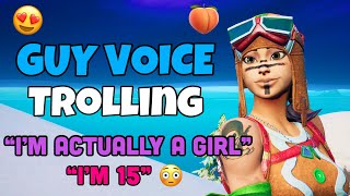 GUY VOICE TROLLING A 15 YEAR OLD GIRL SHE GOT MAD 😂 [upl. by Oemac758]