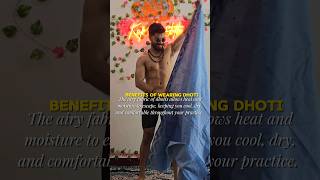 How to wear dhotiBengali kochno dhoti 🇮🇳✨️viral dhoti shortvideos [upl. by Eneleahs]