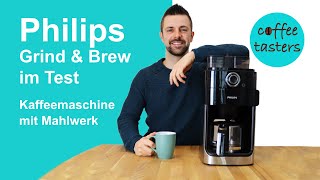 Philips Grind and Brew HD 776900 Kaffeemaschine mit Mahlwerk ⭐ Testbericht [upl. by Cyndy]