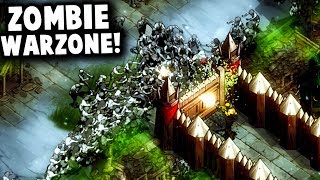 Entire Map is a Giant ZOMBIE BATTLEFIELD  They Are Billions Custom Map Gameplay [upl. by Adyaj]