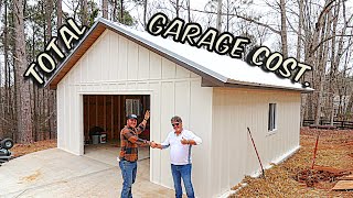 I BUILT MY DAD A GARAGE  Building your own detached garage [upl. by Soll296]