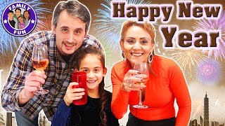 Silvesterparty Feier Spezial  wir tanzen die ganze Nacht  Family Fun [upl. by Nylsirk]