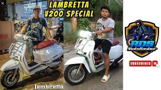 LAMBRETTA V200 SPECIAL  TEST RIDE [upl. by Ainatit]