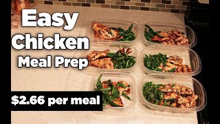 Easy Chicken Meal Prep [upl. by Ahsiral]