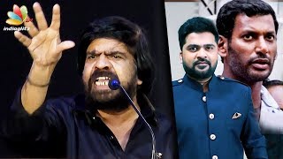 Simbu ku RED CARD ah  TR Angry Speech against Vishal amp Gnanavel Raja  Distributors Election [upl. by Kei]