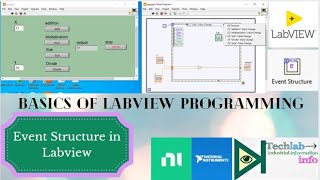 LabVIEW Tutorial  What is Event Structure in LabVIEW Technology of LabVIEW and Automation [upl. by Ibmat]