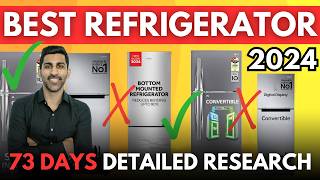 Best Double Door Refrigerator 2024 Top Picks for India  Refrigerator Buying Guide🔺MUST WATCH [upl. by Petras]