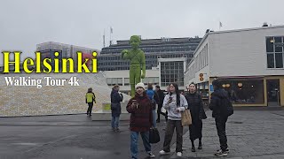 Evening walk in the center of Helsinki travel shopping foryou [upl. by Dnalra]