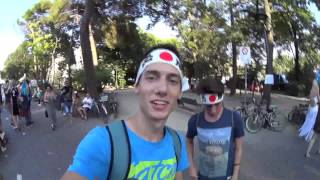 Rimini Comix 2015  TETTE e COSPLAY Parodia Marco Togni [upl. by Cibis]