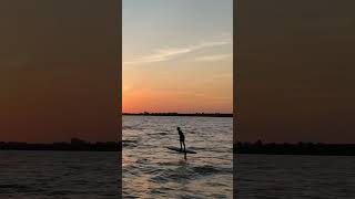 Epic sunset send on the Markermeer dutchdownwind downwind foiling foiling [upl. by Morris]