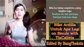 KAROKE BARENG ARTIS  Nike Ardilla  Untuk Apa Lagi on Smule with TiaCalista [upl. by Pacifa38]