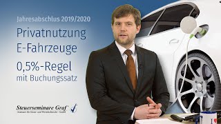 Privatnutzung EFirmenfahrzeuge 05Regel mit Buchungssatz [upl. by Ahgiela]