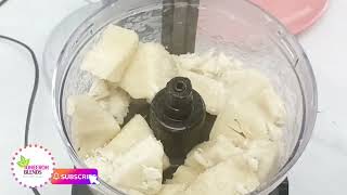 How to Make Pounded Yam with a Food Processor  Nigerian Recipe [upl. by Asp]