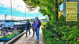 Vancouver Walk 🇨🇦  Southside Granville Island [upl. by Dirgni678]