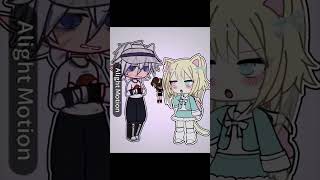 fake collab w WatashiCilaa2  gacha gachatween tweening alightmotion viral shorts [upl. by Lierbag]