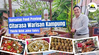 158 Dishes for Ramadan Buffet  Citarasa Warisan Kampung  Thistle Johor Bahru [upl. by Veradia]